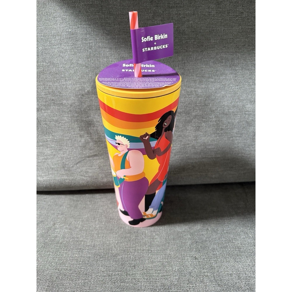 Starbucks x Sophie Birkin 24 oz Metal Cup Pride Month 2024